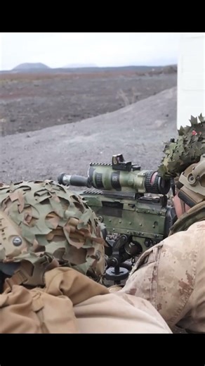 US Marines Heavy Machine Gun Training in Action #shorts #military