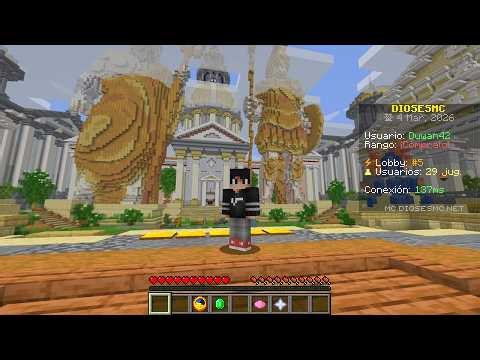 Mi PRIMERA VEZ en el servidor de Vegetta777 | DIOSÉSMC | Minecraft Java