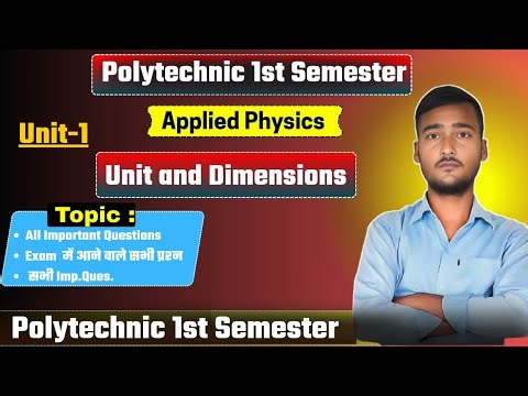 🔥Applied Physics All Important Question 2025||Polytechnic 1st Semester Imp. Questions||Imp. Series
