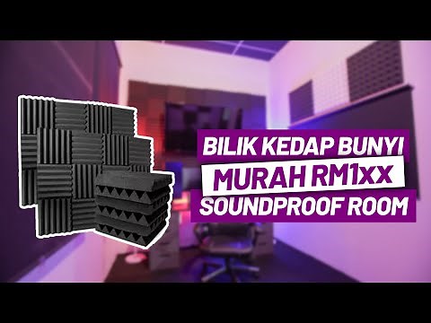 Bilik Kedap Bunyi Murah | Cara Pasang Soundproof Room