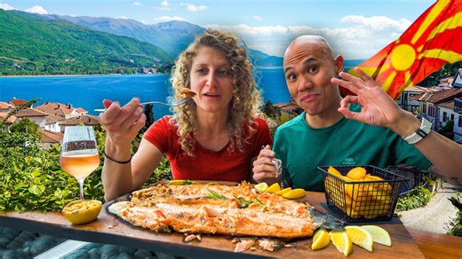 RARE Ohrid Lake Trout in Ohrid, Macedonia