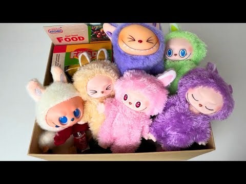 🌈Relaxing ASMR Unboxing 🧸 Cute Plush Mystery Box#toys #asmr#unboxing