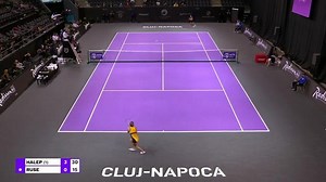 Commanding performance in Cluj-Napoca 💪 🇷🇴 Simona Halep secures the win over fellow Romanian Ruse at the TransylvaniaOpen! | WTA