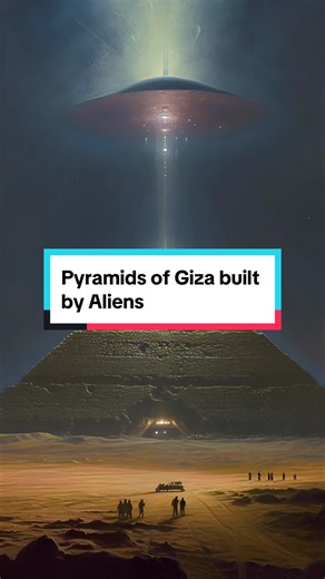 Were the pyramids built by aliens? 🤔 What do you believe? #historyfacts #dailyfact #historytok #historylesson #conspiracy