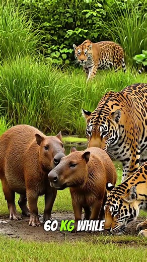 Why Capybaras Became GIANTS! 🦫📍Location* Amazon Rainforest, Brazil