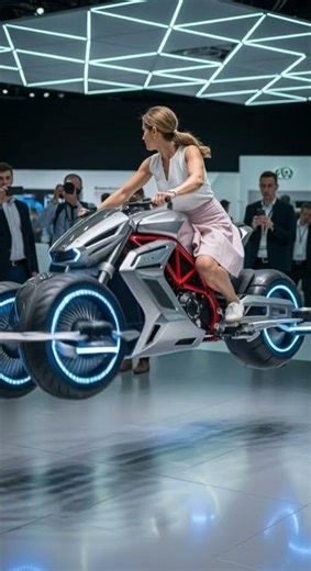 Futuristic Flying Motorcycle –First Real Test Soars Above Cityscape