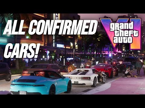 ALL CONFIRMED CARS FROM THE GTA 6 TRAILER!