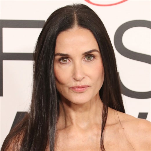 Demi Moore Bares It All In A See-Through Chainmail Dress For Dolce & Gabbana's 40th Anniversary Party In Milan