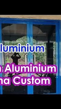 Kusen Aluminium warna Cat Biru COATING