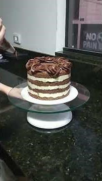 Coconut cake with milk chocolate ganache #pastry #beginnerpastrychef #cake #sweets