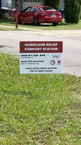 👩🏻‍💻🤳TAMPA.GOV/HURRICANE 🌀ℹ️ The @cityoftampa has opened a third Comfort Station, this time in South Tampa at the Gandy Civic Association. Fire Chief/ Emergency Manager, Barbara Tripp, shares where you can get all your resources as we recover from #HurricaneHelene together. #TampaBravest #TampaStrong | Tampa Fire Rescue
