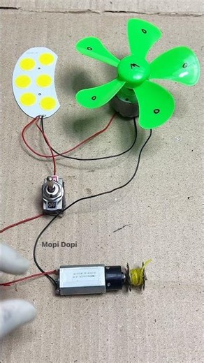 creating electricity using gear motor with rope #dynamo #dcgenerator #tech
