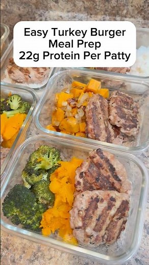 Easy Turkey Burgers 🍔🔥 | Simple 5-Ingredient Meal Prep