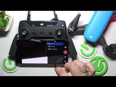 DJI Spark カメラのグリッド線を表示／非表示にする方法