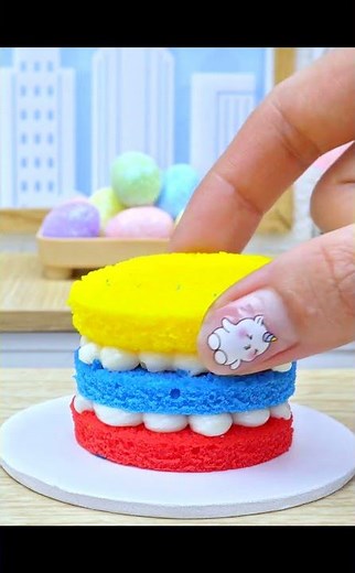 #1000+ How to Make Cute Rainbow Mini Cakes! 🌈🍰 #minicakes
