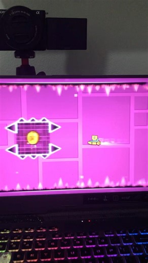 Obtuve las 3 Coins de Time Machine en Geometry Dash #geometrydash #timemachine #roptop