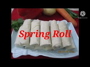How to wrap the spring roll