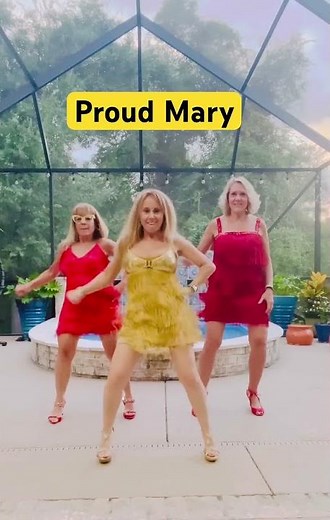 Tribute to ‪@tinaturner‬ #proudmary With the Zumba divas: Tyra and Karen