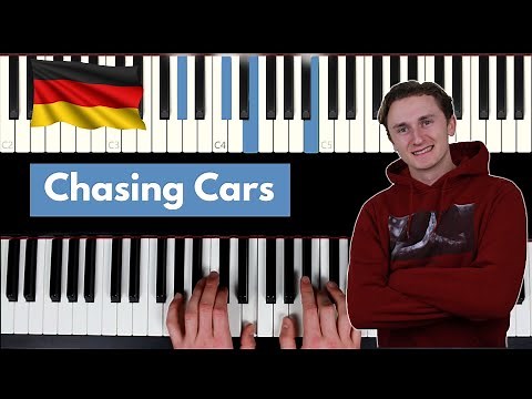 Chasing Cars - Snow Patrol - Piano Tutorial Deutsch