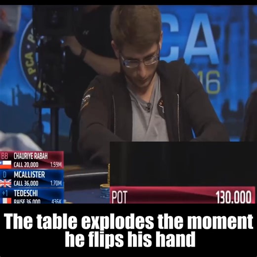The table explodes the moment he flips his hand | Matheuseth 7