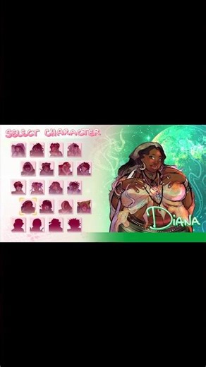 character select screen go too hard #art #originalcharacter #digitalart #shorts