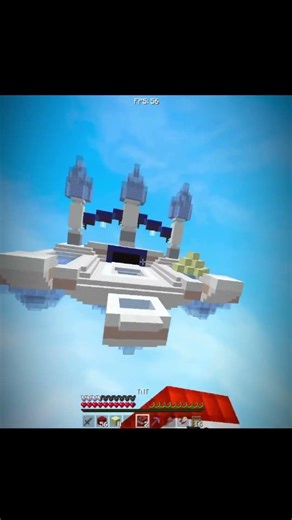 OP Fireball Moment #minecraft #minecraftfun #minecraftchallenge