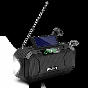DRUMZZ Trek 400 - Multifunctional Hand Crank Radio Bluetooth Speaker