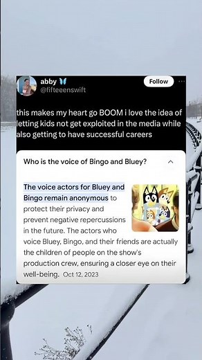 Bluey Voice Actors Are KIDS Of The Crew To Protect Them 😭❤️ #Bluey #Wholesome