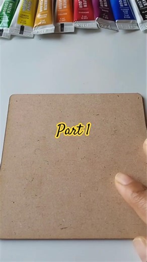 DIY Gold Mountain Texture Art | Easy Black & Gold Acrylic Painting