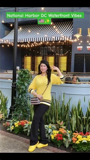 Waterfront vibes & skyline views 🌊✨ #NationalHarbor |‪@RizKamali2k26‬