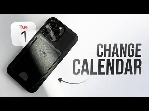 How to Change the Calendar on iPhone (tutorial)
