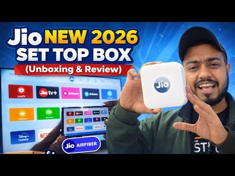 Jio new set top box unboxing & review | No live tv | Better then old jio set top box???