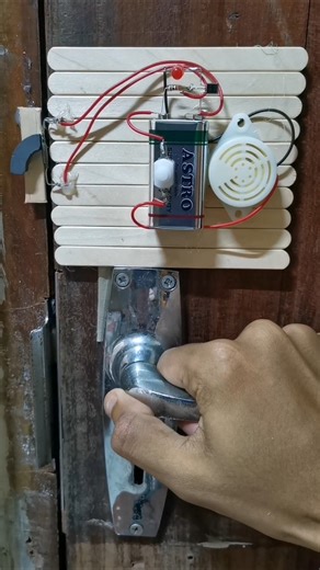 Door Security Alarm | BC547 Projects #inventions #electronic