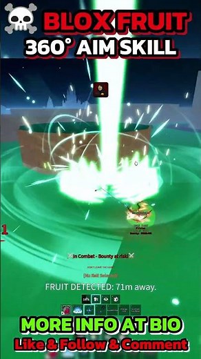 Blox Fruit Mobile Aimbot Skill 360° ☠️#bloxfruits #bloxfruitspvp