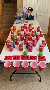 1.5M views · 27K reactions | Coca-Cola Family Ball game 螺 Kids and Family play ball game on table for cash prizes. (for entertainment purposes only) | Benson Bros | Facebook