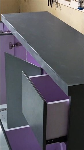 LEMARI BUFFET PVC Board #woodworking #furniture #wood #kitchen