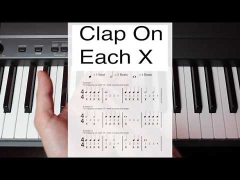 Whole Notes, Half Notes & Quarter Notes: Lesson 5 from Beginner Piano Book