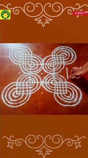 Traditional padi kolam in easy method |daily rangoli from srivari|@Srivari rangoli