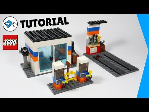 LEGO GAS STATION (EASY) - TUTORIAL