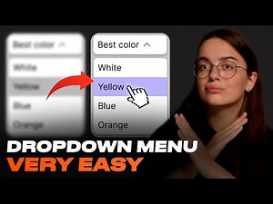DROPDOWN MENU WITH VARIANTS IN FIGMA 2023 ( FULL GUIDE)