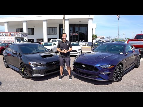2020 Ford Mustang GT or Subaru WRX STI Which PERFORMANCE car is the RIGHT one to BUY?