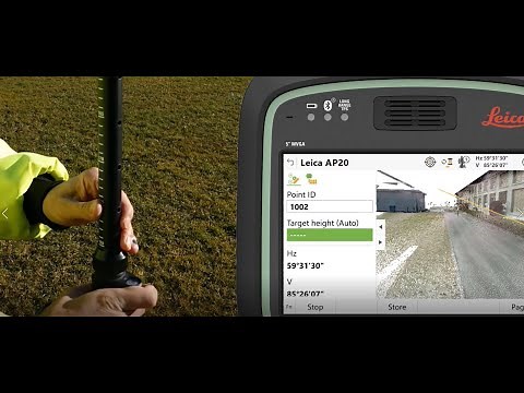 Auto-Track Prism Pole Height with Leica AP20 for Error-Free Surveys