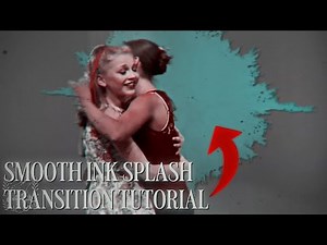 Smooth Ink Splash Transition Tutorial on After Effects | No Plugins | For Beginners
