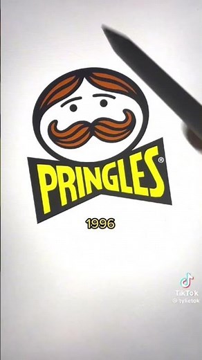 Evolution of the Pringles logo