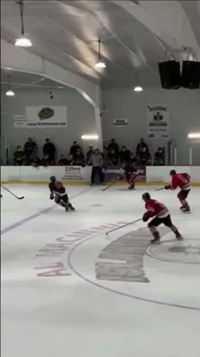 Grade 1 AC joint separation in real time #hockey #injury