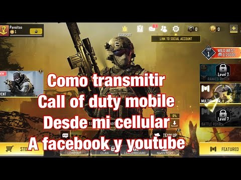 Como Transmitir En Vivo Call Of Duty Mobile