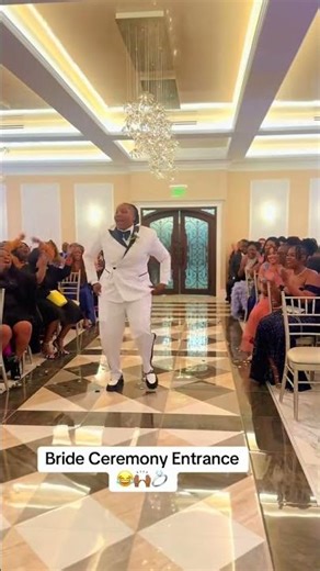 Epic entrance by bride 😂#bridestory #brideentrance #brideentrysong #weddingceremony #weddingvideo