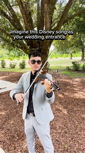 Tarzan soundtrack for your wedding 🎻 #weddings #tarzan #disney #violin