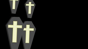 Download Halloween coffin transition animation is suitable for design needs, elements, websites, and others. 4k resolution, for free