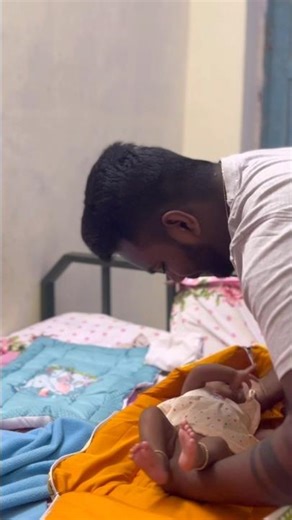 PAPA FIRST MINI VLOG 👶✨ - #shorts #baby #minivlog #viral #trending